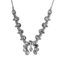 American Natural White Buffalo Squash Blossom Necklace 18 Inches in Sterling Silver 14.90 Grams 15.60 ctw - Sticky add to cart bar