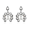 American Natural White Buffalo Squash Blossom Earrings in Sterling Silver 9.50 Grams 17.75 ctw - Sticky add to cart bar
