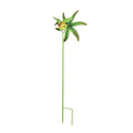 Green Solar Wind Spinner Stake - Hunningbird (11.8"x8.46"x36") - Sticky add to cart bar