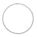 LUSTRO STELLA Made with Finest CZ Tennis Necklace 18 Inches in Rhodium Over Sterling Silver 24 Grams 80.90 ctw - Sticky add to cart bar