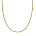 22K Yellow Rope Chain Necklace 20 Inches 7.60 Grams - Sticky add to cart bar
