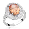 Simulated Champagne Diamond