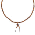 Natural Brown 108 Beaded Feng Shui Stretch Bracelet - Sticky add to cart bar