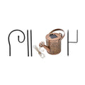 Copper Brush Solar Watering Can LED Lamp with Shepherd Hook Stand - Sticky add to cart bar
