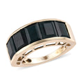LUXORO 10K Yellow Gold AAA Teal Grandidierite 5 Stone Ring (Size 10.0) 4.30 Grams 5.15 ctw - Sticky add to cart bar