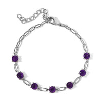 Karis Mozambique Garnet Bracelet in Platinum Bond (6.50 In) 3.50 ctw
