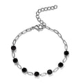 Karis Mozambique Garnet Bracelet in Platinum Bond (6.50 In) 3.50 ctw - Sticky add to cart bar