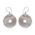 Mother Of Pearl Fancy Earrings in Sterling Silver - Sticky add to cart bar