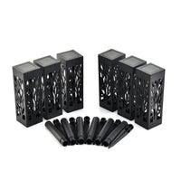 Set of 6pcs Black Garden LED Light