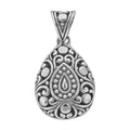 Bali Legacy Sterling Silver Floral Pendant 4.30 Grams - Sticky add to cart bar