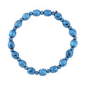 Magic Plated Hematite Beaded Stretch Bracelet 134.50 ctw - Sticky add to cart bar