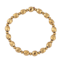 Magic Plated Hematite Beaded Stretch Bracelet 134.50 ctw