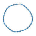 Magic Plated Hematite Beaded Necklace 20 Inches with Magnetic Clasp in Silvertone 326.50 ctw - Sticky add to cart bar