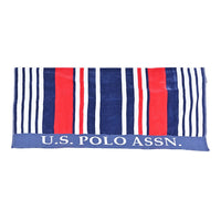 U.S. Polo Assn. Oversized Striped Nautical Design Beach Towel (40â€x70â€)