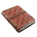 "Handcrafted 100% Genuine Leather Journal With Handmade Papers Size:7(L) x 5(W) Inches   Color: Brown" - Sticky add to cart bar