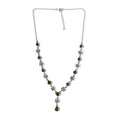 Artisan Crafted Premium Italian Natural Vesuvianite Fancy Necklace 18 Inches in Sterling Silver 13.85 ctw - Sticky add to cart bar