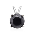Luxoro Premium Black Diamond 3.00 ctw Solitaire Pendant in 10K White Gold - Sticky add to cart bar