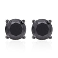Luxoro 10K White Gold Premium Black Diamond Stud Earrings 3.00 ctw - Sticky add to cart bar