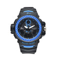 GENOA Miyota Japanese and Electronic Movement Multi Functional Watch with Black Strap (44.70mm) (7.5-9.0 Inch) - Sticky add to cart bar