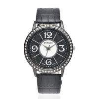 White Crystal Watch Pure White Stainless Steel 0.68 ctw