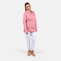 TAMSY Pink Color Woven Top - L - Sticky add to cart bar