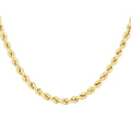 14K Yellow Gold 1.5mm Rope Necklace 24 Inches 1.80 Grams - Sticky add to cart bar