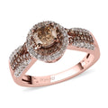 Diamond Art Deco Ring in Sterling Silver - Sticky add to cart bar