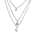 Platinum Over Sterling Silver Fancy Necklace 20 Inches 18.50 Grams - Sticky add to cart bar
