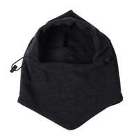 Set of 2 Black Windproof Riding and Skating Mask (11.5"x11.5")