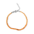 Viceroy Spessartine Garnet Beaded Bracelet in Sterling Silver (7.25 In) with Extender 19.40 ctw - Sticky add to cart bar