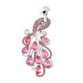 Multi Color Austrian Crystal Turtle Brooch in Black Silvertone - Sticky add to cart bar