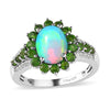 Ethiopian Welo Opal & Chrome Diopside