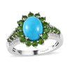 Sleeping Beauty Turquoise & Chrome Diopside