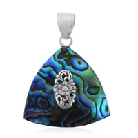 Abalone Shell Triangular Pendant