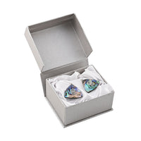 Abalone Shell Aura Earrings in Sterling Silver