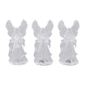 Set of 3 Angel Gesture of Prayer and Blowing Trumpet and Reading The Bible with Multi Color Changing Light - Sticky add to cart bar