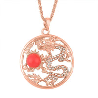 Austrian CrystaGray Resin and Austrian Crystal Dragon Pendant Necklace 24-26 Inches in Silvertonel and Resin Dragon Pendant Necklace 24-26 Inches in Silvertone