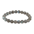 Malagasy Labradorite Beaded Stretch Bracelet 125.00 ctw - Sticky add to cart bar