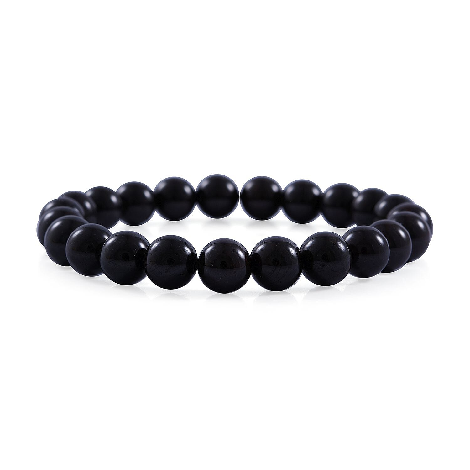 Mozambique Garnet Beaded Stretch Bracelet 75.00 ctw