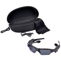 Black Wearable Technology Wireless Bluetooth MP3 Sunglasses with Headphone - Sticky add to cart bar