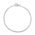 Artisan Crafted Sterling Silver Curb Bracelet (7.25 In) (2.90 g) - Sticky add to cart bar