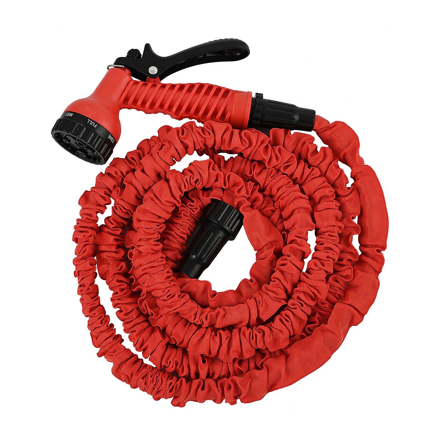 Savannah 25ft Expanding Coil Hose - Red/Black