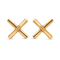 Vermeil Yellow Gold Over Sterling Silver Stud Earrings
