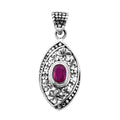 Bali Legacy Niassa Ruby (FF) Pendant in Sterling Silver 1.00 ctw - Sticky add to cart bar