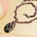 Jasper and Rhodonite Beaded and Chips Necklace 20 Inches in Sterling Silver 209.50 ctw - Sticky add to cart bar