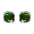 Chrome Diopside 1.20 ctw Stud Earrings in Sterling Silver - Sticky add to cart bar