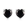 Elite Shungite Solitaire Stud Earrings in Platinum Over Sterling Silver 2.70 ctw - Sticky add to cart bar