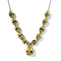 Ouro Verde Quartz 35.65 ctw Necklace in Platinum Over Sterling Silver 18-20 Inches - Sticky add to cart bar