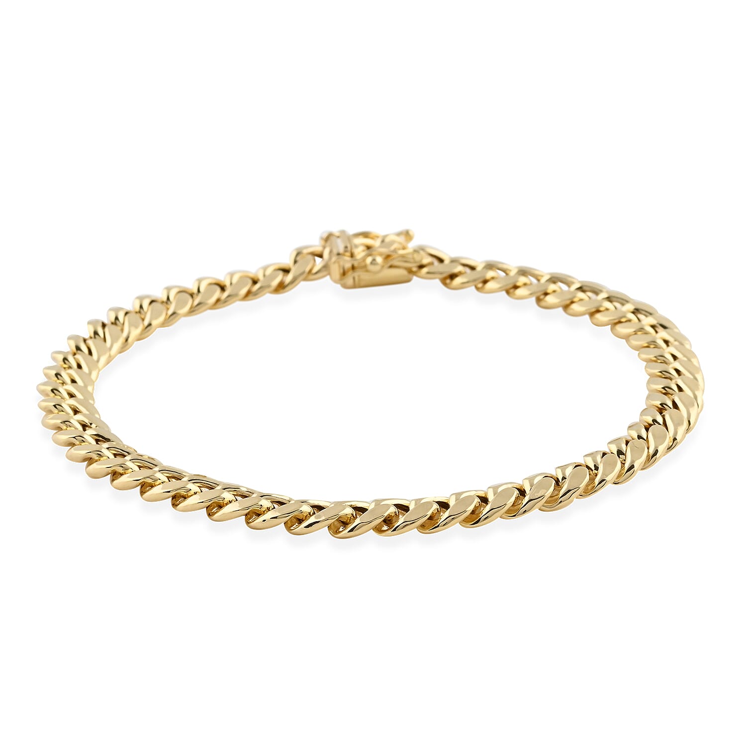10K Yellow Gold 6.7mm Miami Cuban Bracelet (8.00 In) (9.92 g)