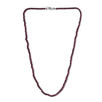 Beaded Strand Necklace (20 Inches) in Platinum Over Sterling Silver 30.10 ctw